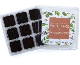 BIAŁA SZAŁWIA WHITE SAGE & Frankinscense - kadzidła w kostkach z dyfuzorem AROMAFUME