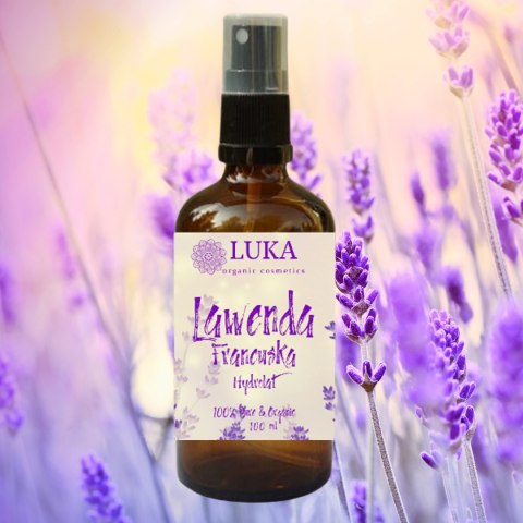 Hydrolat z Lawendy Francuskiej (Lavandula angustifolia Flower Water) 100 ml LUKA Organic Cosmetics