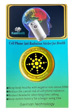 Odpromiennik Tarcza Kwantowa - Quantum Shield Gold - Nano Technology - neutralizujący promieniowanie telefonu komórkowego