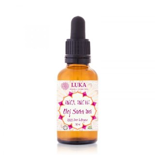 Olej Inca Inci 100% czysty ekologiczny 30 ml Sacha Inci Oil LUKA Organic Cosmetics