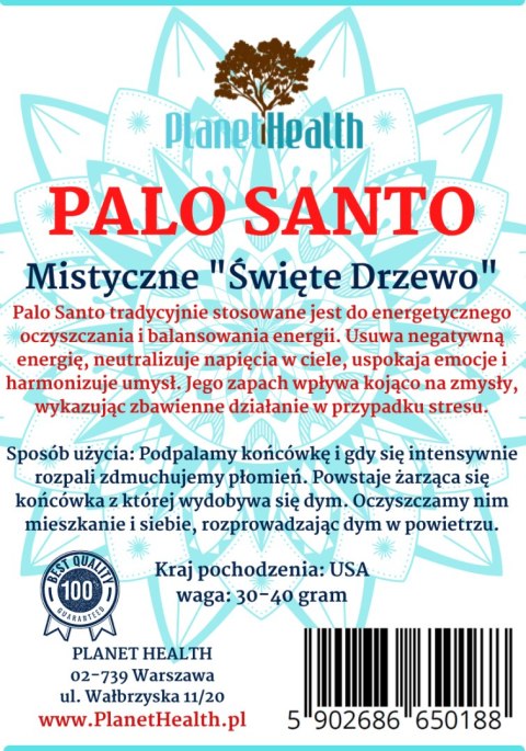 Palo Santo - 5 sztuk - Mistyczne "Święte Drzewo" 30-40 gram