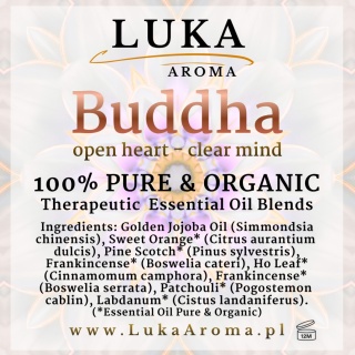 Buddha – Open Heart · Clear Mind roll-on LUKA Aroma