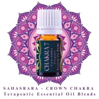 Crown Chakra 5ml - Czakra Korony - Sahasrara - 100% Terapeutic Essential Oil