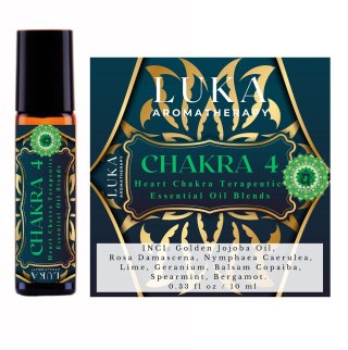 Heart Chakra roll-on 10ml - Czakra Serca - Anahata - Terapeutic Essential Oil Blends