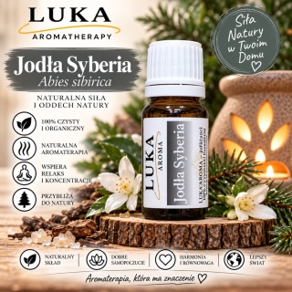 Jodła Syberyjska 10 ml – 100% naturalny olejek eteryczny Abies Sibirica • Syberia LUKA Aroma