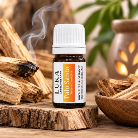 Palo Santo 5 ml – 100% naturalny olejek eteryczny Bursera Graveolens • Ekwador LUKA Aroma