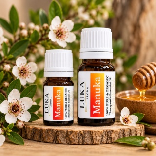 MANUKA 15 ml – 100% naturalny olejek eteryczny Leptospermum scoparium • Nowa Zelandia LUKA Aroma