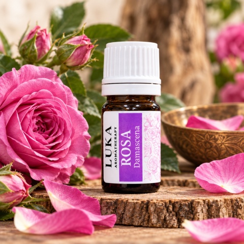 Róża Damasceńska 5 ml – 100% naturalny olejek Rosa Damascena LUKA Aroma