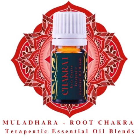 Root Chakra 5ml - Czakra Podstawy / Korzenia - 100% Terapeutic Essential Oil