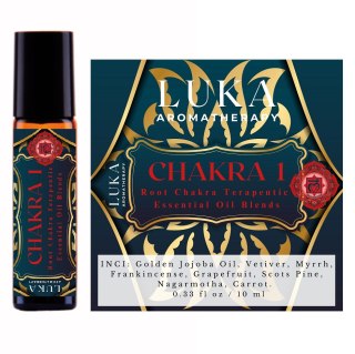 Root Chakra roll-on 10ml - Czakra Podstawy / Korzenia - Terapeutic Essential Oil Blends