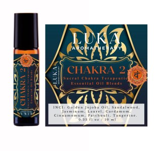 Sacral Chakra roll-on 10ml - Czakra Sakralna / Seksualna - Terapeutic Essential Oil Blends