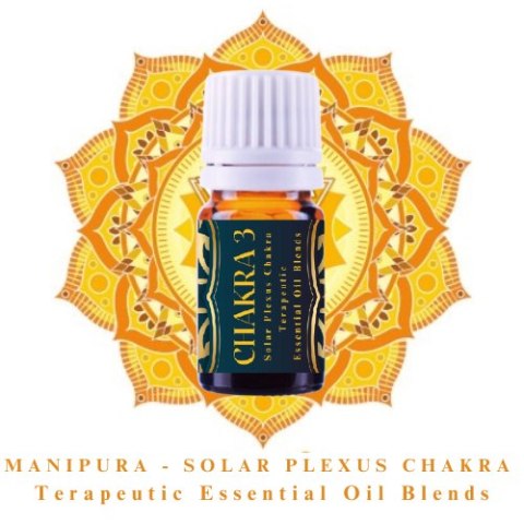 Solar Plexus Chakra 5ml - Czakra Splot Słoneczny - Manipura - 100% Terapeutic Essential Oil