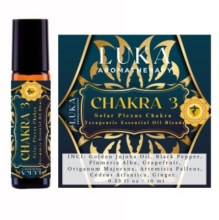 Solar Plexus Chakra roll-on 10ml - Czakra Splot Słoneczny - Manipura- Terapeutic Essential Oil Blends