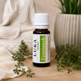 Olejek Eteryczny Tymianek (Thymus Vulgaris) - 100% Pure & Organic Essential Oil LUKA Aroma