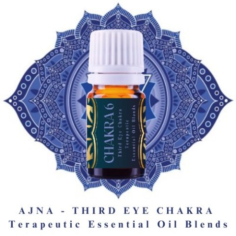 Third Eye Chakra 5ml - Czakra Trzeciego Oka - Ajna - 100% Terapeutic Essential Oil