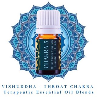 Throat Chakra 5ml - Czakra Gardła - Vishuddha - 100% Terapeutic Essential Oil