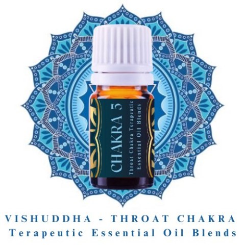 Throat Chakra 5ml - Czakra Gardła - Vishuddha - 100% Terapeutic Essential Oil