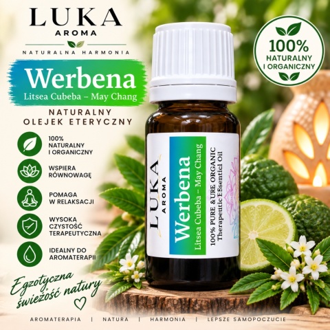 Werbena Egzotyczna May Chang (Litsea Cubeba, Wietnam) LUKA Aroma